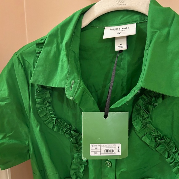 Kate Spade New York for Target Women's Ribbon Short Sleeve Midi Shirtdre… - Picture 3 of 9